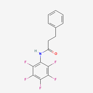 N-(pentafluorophenyl)-3-phenylpropanamide