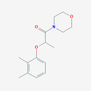 molecular formula C15H21NO3 B4642562 4-[2-(2,3-dimethylphenoxy)propanoyl]morpholine 