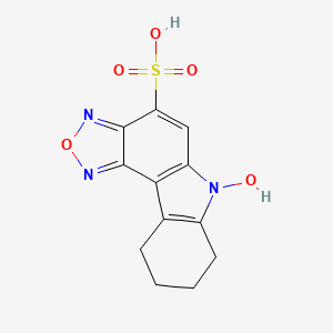 6-hydroxy-7,8,9,10-tetrahydro-6H-[1,2,5]oxadiazolo[3,4-c]carbazole-4-sulfonic acid