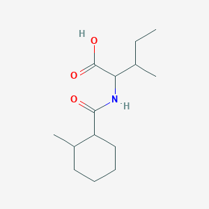 molecular formula C14H25NO3 B4642802 N-[(2-methylcyclohexyl)carbonyl]isoleucine 