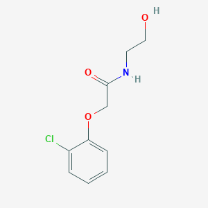 molecular formula C10H12ClNO3 B4642861 2-(2-chlorophenoxy)-N-(2-hydroxyethyl)acetamide 