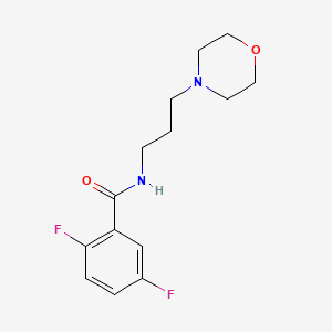 2,5-difluoro-N-[3-(4-morpholinyl)propyl]benzamide