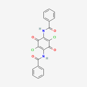 N,N'-(2,5-dichloro-3,6-dioxo-1,4-cyclohexadiene-1,4-diyl)dibenzamide