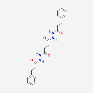 N'1,N'4-bis(3-phenylpropanoyl)succinohydrazide