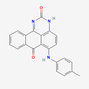 6-[(4-methylphenyl)amino]-3H-benzo[e]perimidine-2,7-dione