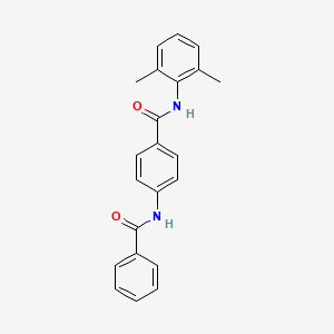 4-(benzoylamino)-N-(2,6-dimethylphenyl)benzamide