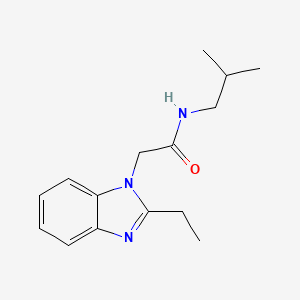 2-(2-ethyl-1H-benzimidazol-1-yl)-N-isobutylacetamide