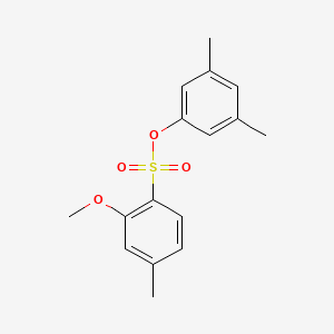 3,5-dimethylphenyl 2-methoxy-4-methylbenzenesulfonate