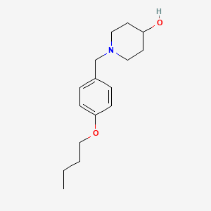 molecular formula C16H25NO2 B4643192 1-(4-butoxybenzyl)-4-piperidinol 