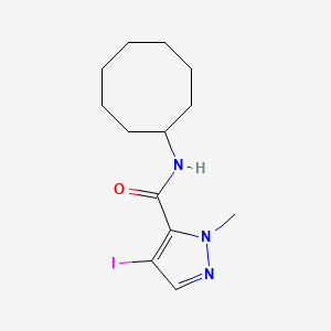 N-cyclooctyl-4-iodo-1-methyl-1H-pyrazole-5-carboxamide