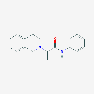 2-(3,4-dihydro-2(1H)-isoquinolinyl)-N-(2-methylphenyl)propanamide