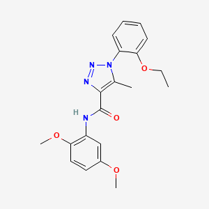 N-(2,5-dimethoxyphenyl)-1-(2-ethoxyphenyl)-5-methyl-1H-1,2,3-triazole-4-carboxamide