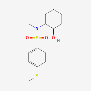 N-(2-hydroxycyclohexyl)-N-methyl-4-(methylthio)benzenesulfonamide