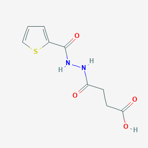 molecular formula C9H10N2O4S B464341 4-Oxo-4-[N'-(thiophene-2-carbonyl)-hydrazino]-butyric acid CAS No. 314765-11-2