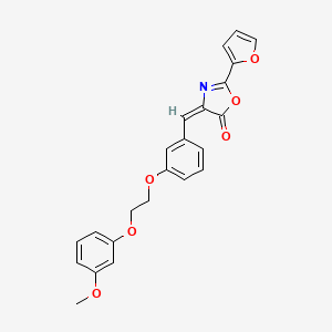 2-(2-furyl)-4-{3-[2-(3-methoxyphenoxy)ethoxy]benzylidene}-1,3-oxazol-5(4H)-one