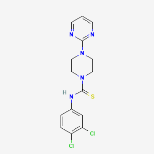 N-(3,4-dichlorophenyl)-4-(2-pyrimidinyl)-1-piperazinecarbothioamide