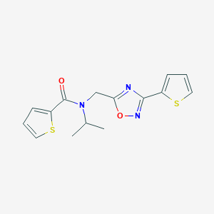 N-isopropyl-N-{[3-(2-thienyl)-1,2,4-oxadiazol-5-yl]methyl}-2-thiophenecarboxamide