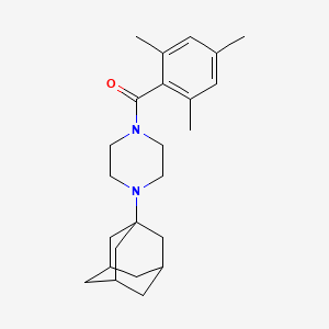 molecular formula C24H34N2O B4643591 1-(1-adamantyl)-4-(mesitylcarbonyl)piperazine 