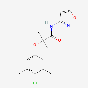 2-(4-chloro-3,5-dimethylphenoxy)-N-3-isoxazolyl-2-methylpropanamide