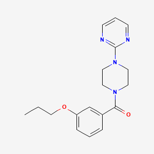 2-[4-(3-propoxybenzoyl)-1-piperazinyl]pyrimidine