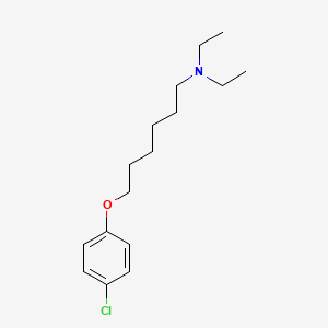 molecular formula C16H26ClNO B4643963 6-(4-chlorophenoxy)-N,N-diethyl-1-hexanamine 