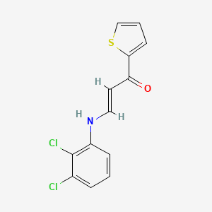 molecular formula C13H9Cl2NOS B4644205 3-[(2,3-dichlorophenyl)amino]-1-(2-thienyl)-2-propen-1-one 