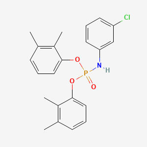 molecular formula C22H23ClNO3P B4644261 bis(2,3-dimethylphenyl) (3-chlorophenyl)amidophosphate 