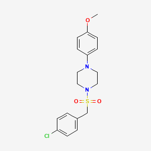 1-[(4-chlorobenzyl)sulfonyl]-4-(4-methoxyphenyl)piperazine