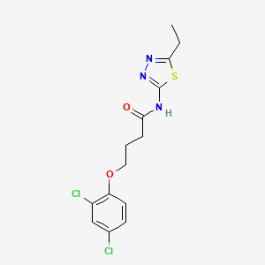 4-(2,4-dichlorophenoxy)-N-(5-ethyl-1,3,4-thiadiazol-2-yl)butanamide