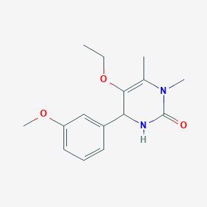 5-ethoxy-4-(3-methoxyphenyl)-1,6-dimethyl-3,4-dihydro-2(1H)-pyrimidinone