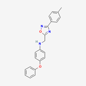 N-{[3-(4-methylphenyl)-1,2,4-oxadiazol-5-yl]methyl}-4-phenoxyaniline