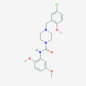 4-(5-chloro-2-methoxybenzyl)-N-(2,5-dimethoxyphenyl)-1-piperazinecarboxamide