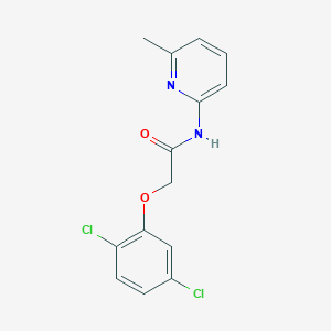 molecular formula C14H12Cl2N2O2 B4644788 2-(2,5-dichlorophenoxy)-N-(6-methyl-2-pyridinyl)acetamide 