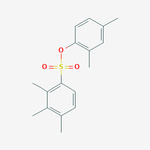 molecular formula C17H20O3S B4644953 2,4-dimethylphenyl 2,3,4-trimethylbenzenesulfonate 
