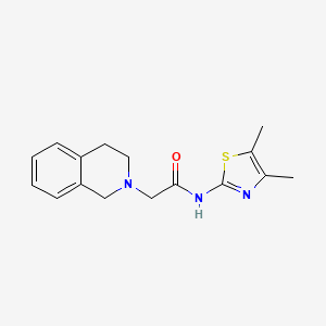 2-(3,4-dihydro-2(1H)-isoquinolinyl)-N-(4,5-dimethyl-1,3-thiazol-2-yl)acetamide