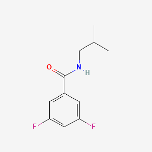 molecular formula C11H13F2NO B4644965 3,5-difluoro-N-isobutylbenzamide 