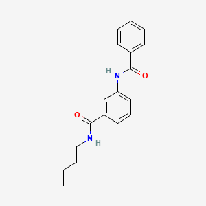 molecular formula C18H20N2O2 B4644986 3-(苯甲酰氨基)-N-丁基苯甲酰胺 