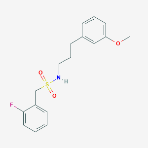 1-(2-fluorophenyl)-N-[3-(3-methoxyphenyl)propyl]methanesulfonamide