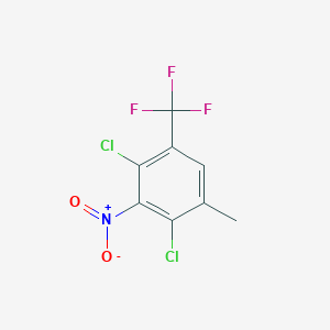 B046452 2,4-Dichloro-1-methyl-3-nitro-5-(trifluoromethyl)benzene CAS No. 115571-69-2