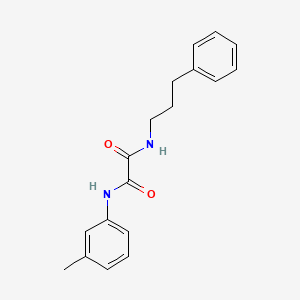 N-(3-methylphenyl)-N'-(3-phenylpropyl)ethanediamide