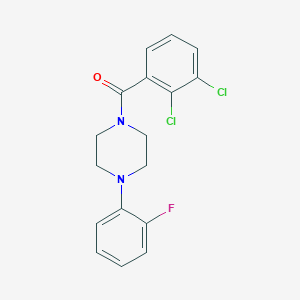 molecular formula C17H15Cl2FN2O B4645377 1-(2,3-dichlorobenzoyl)-4-(2-fluorophenyl)piperazine 