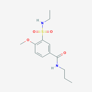 3-[(ethylamino)sulfonyl]-4-methoxy-N-propylbenzamide