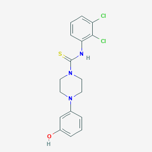 molecular formula C17H17Cl2N3OS B4645505 N-(2,3-dichlorophenyl)-4-(3-hydroxyphenyl)-1-piperazinecarbothioamide 
