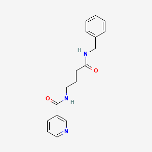 N-[4-(benzylamino)-4-oxobutyl]nicotinamide