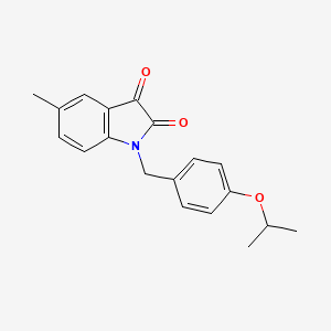 1-(4-isopropoxybenzyl)-5-methyl-1H-indole-2,3-dione