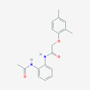 N-[2-(acetylamino)phenyl]-2-(2,4-dimethylphenoxy)acetamide