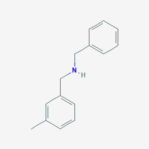 molecular formula C15H17N B464580 N-benzyl-1-(3-methylphenyl)methanamine CAS No. 15429-17-1