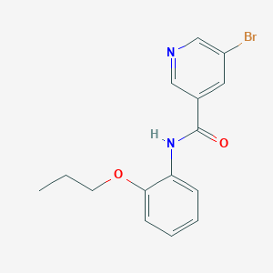 5-bromo-N-(2-propoxyphenyl)nicotinamide