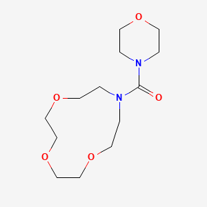 molecular formula C13H24N2O5 B4646122 10-(morpholin-4-ylcarbonyl)-1,4,7-trioxa-10-azacyclododecane 