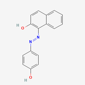 molecular formula C16H12N2O2 B4646304 1-[(4-hydroxyphenyl)diazenyl]-2-naphthol CAS No. 14934-27-1